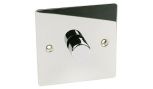 Sockets Switches Polished Chrome Single Dimmer