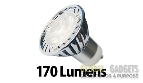 GU10 Warm White Light Bulb 3x1 watt High Power x 1 Bulb