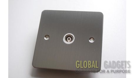 Brushed Chrome TV Point