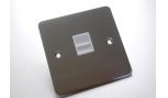 Sockets Switches Brushed Chrome Master Telephone Point