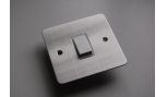 Sockets Switches Brushed Chrome Single 1 Way Switch