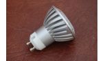 Hi Power Bright White 1 x LED 3 Watt GU10 view 2