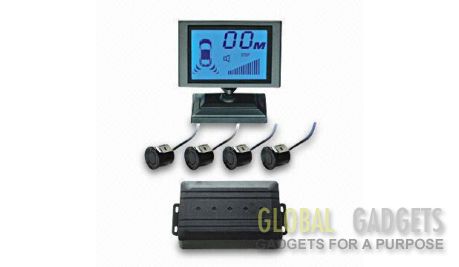 4 Sensor Automatic Colour Backlight Parking Detection System