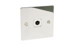 Sockets Switches Polished Chrome TV Point