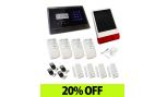 Sentry Pro GSM Touch Screen House Alarms Sentry Pro Wireless GSM Auto Dial House Alarm Solution 4 SOLAR